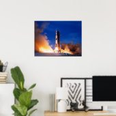 Poster Lancement d'Apollo 15 (Bureau à domicile)