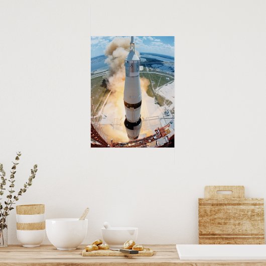 Poster Lancement d'Apollo 16 (Cuisine)