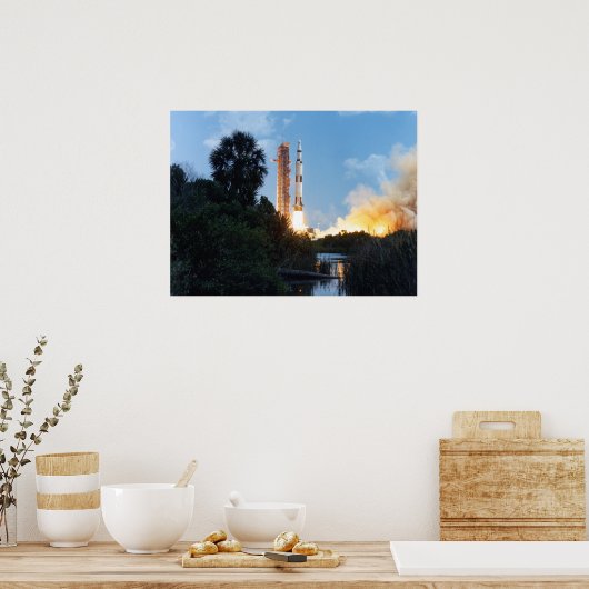 Poster Lancement d'Apollo 16 (Cuisine)