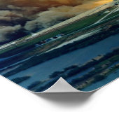 Poster Lancement d'Apollo 16 (Coin)