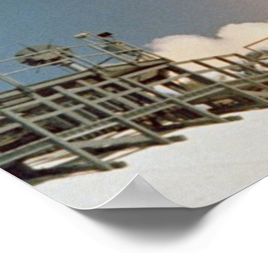 Poster Lancement d'Apollo 7 (Coin)