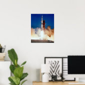 Poster Lancement d'Apollo 8 (Bureau à domicile)