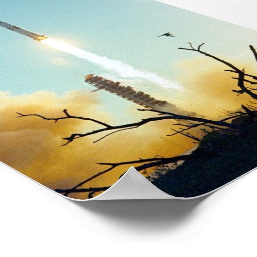 Poster Lancement d'Apollo 8 (Coin)