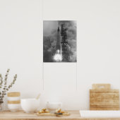 Poster Lancement d'Aurora 7 (Mercury Atlas 7) (Cuisine)