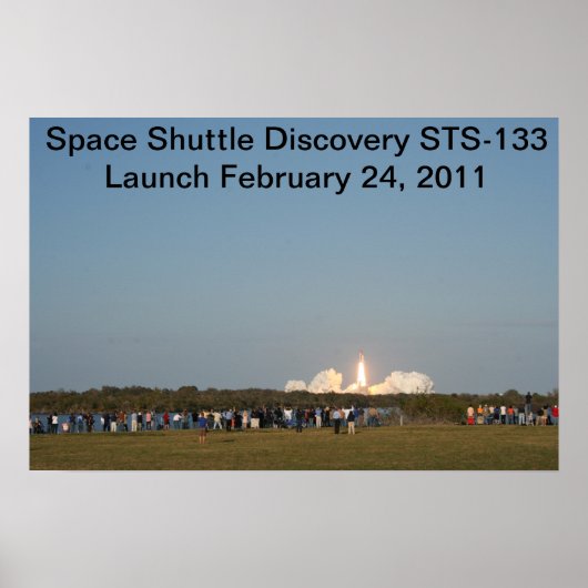 Poster Lancement de Discovery STS-133 (Devant)