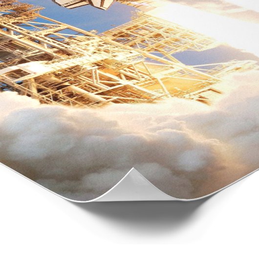 Poster Lancement de fusée Floride USA (Coin)