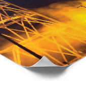 Poster Lancement de la fusée du vaisseau spatial Orion de (Coin)