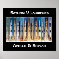 Lancement de la fusée Saturn V Moon