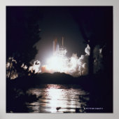 Poster Lancement de la navette spatiale (Devant)