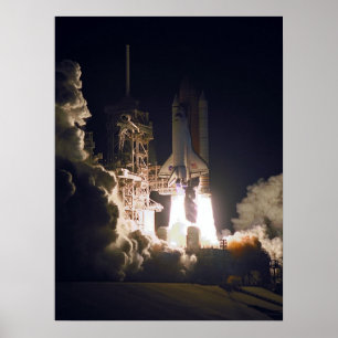 Poster Lancement de la navette spatiale Atlantis (STS-101