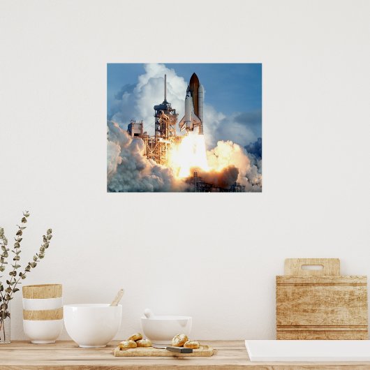Poster Lancement de la navette spatiale Atlantis (STS-106 (Cuisine)