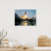 Poster Lancement de la navette spatiale Atlantis (STS-110 (Cuisine)