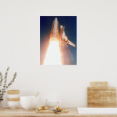 Poster Lancement de la navette spatiale Atlantis (STS-110 (Cuisine)