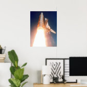 Poster Lancement de la navette spatiale Atlantis (STS-110 (Bureau à domicile)