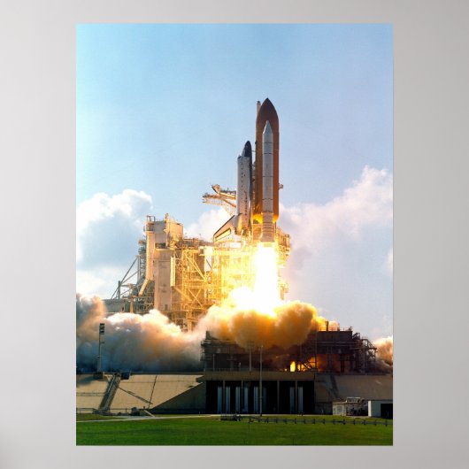 Poster Lancement de la navette spatiale Atlantis (STS-112 (Devant)