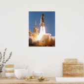 Poster Lancement de la navette spatiale Atlantis (STS-112 (Cuisine)