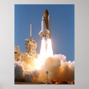 Poster Lancement de la navette spatiale Atlantis (STS-112