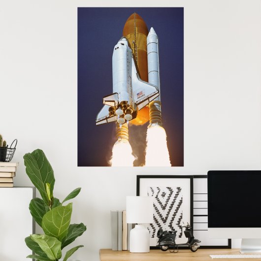 Poster Lancement de la navette spatiale Atlantis (STS-115 (Bureau à domicile)
