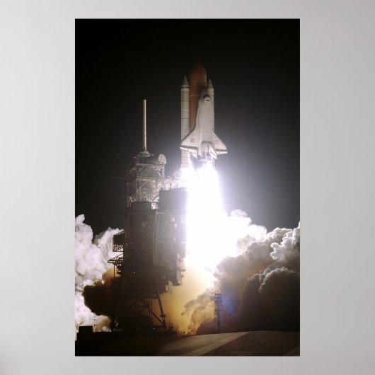 Poster Lancement de la navette spatiale Atlantis (STS-76) (Devant)