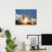 Poster Lancement de la navette spatiale Challenger (STS-5 (Bureau à domicile)