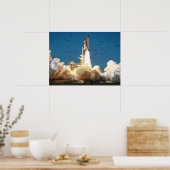 Poster Lancement de la navette spatiale Challenger (STS-5 (Cuisine)