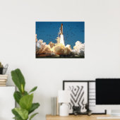 Poster Lancement de la navette spatiale Challenger (STS-5 (Bureau à domicile)