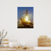 Poster Lancement de la navette spatiale Challenger (STS-7 (Cuisine)