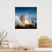 Poster Lancement de la navette spatiale Columbia (STS-1) (Cuisine)