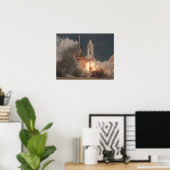 Poster Lancement de la navette spatiale Columbia (STS-2) (Bureau à domicile)