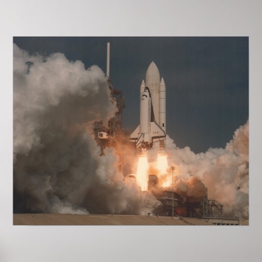 Poster Lancement de la navette spatiale Columbia (STS-2) (Devant)