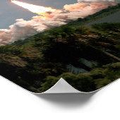 Poster Lancement de la navette spatiale Columbia (STS-52) (Coin)