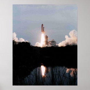 Poster Lancement de la navette spatiale Columbia (STS-75)