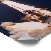 Poster Lancement de la navette spatiale Columbia (STS-83) (Coin)