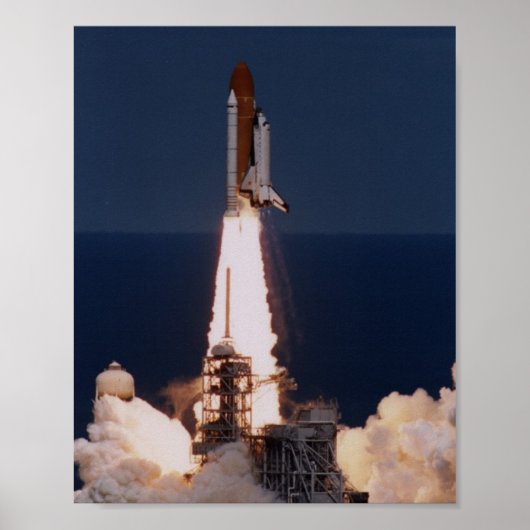 Poster Lancement de la navette spatiale Columbia (STS-83) (Devant)