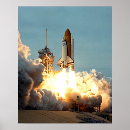 Poster Lancement de la navette spatiale Columbia (STS-87) (Devant)
