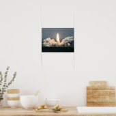 Poster Lancement de la navette spatiale Columbia (STS-87) (Cuisine)