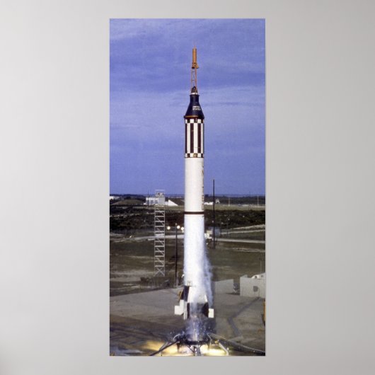 Poster Lancement de Liberty Bell 7 (Mercury Redstone 4) (Devant)