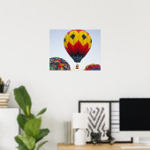 Poster Lancement de montgolfières (Bureau à domicile)