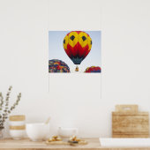 Poster Lancement de montgolfières (Cuisine)