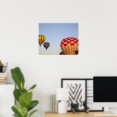 Poster Lancement de montgolfières (Bureau à domicile)