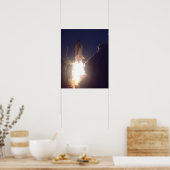 Poster Lancement de Space Shuttle Discovery (STS-102) (Cuisine)
