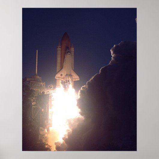 Poster Lancement de Space Shuttle Discovery (STS-102) (Devant)