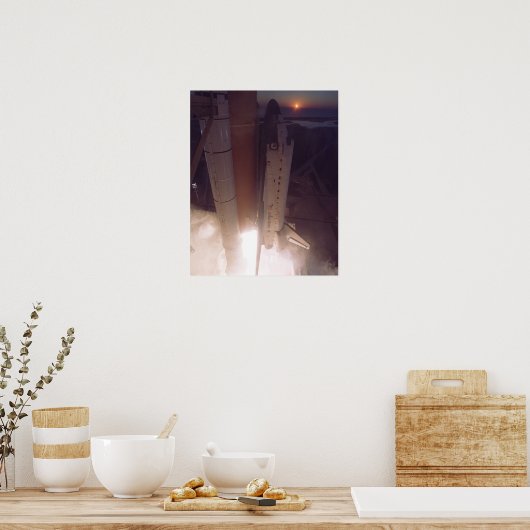 Poster Lancement de Space Shuttle Discovery (STS-102) (Cuisine)