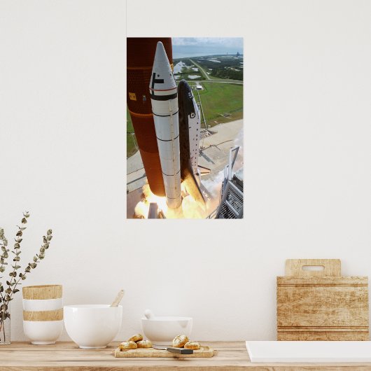 Poster Lancement de Space Shuttle Discovery (STS-26) (Cuisine)