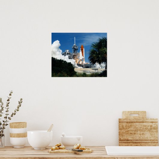 Poster Lancement de Space Shuttle Discovery (STS-26) (Cuisine)