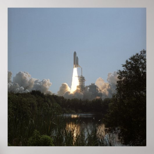 Poster Lancement de Space Shuttle Discovery (STS-29) (Devant)