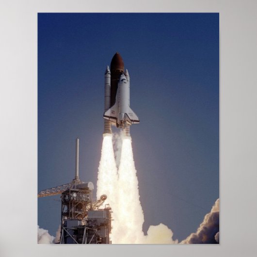 Poster Lancement de Space Shuttle Discovery (STS-29) (Devant)