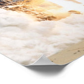 Poster Lancement de Space Shuttle Discovery (STS-31) (Coin)