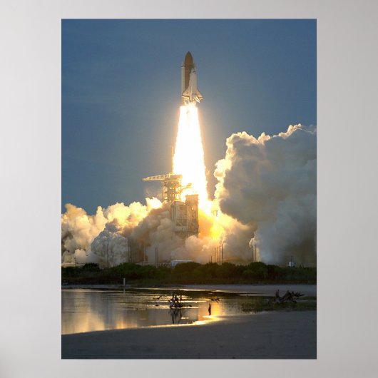 Poster Lancement de Space Shuttle Discovery (STS-48) (Devant)