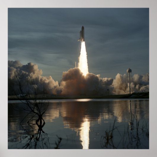 Poster Lancement de Space Shuttle Discovery (STS-48) (Devant)